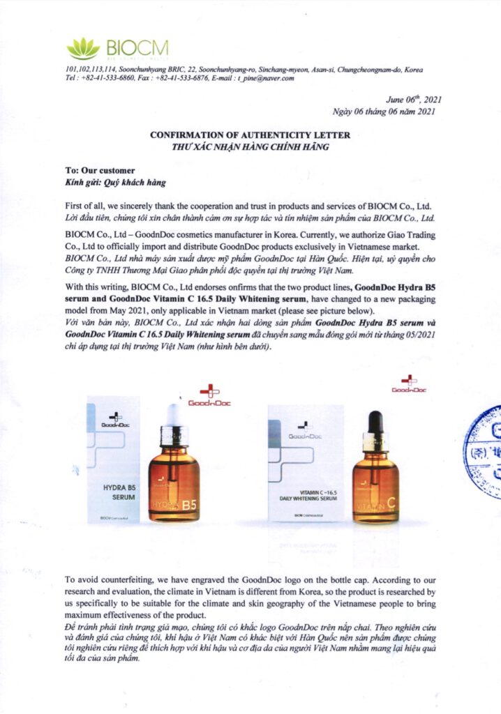 GIAO TRADING CO.,LTD