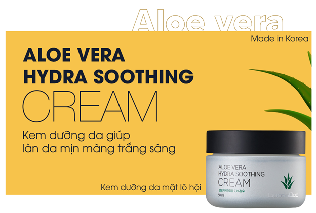 Kem Cấp Ẩm GoodnDoc Aloe Vera Hydra Soothing Cream